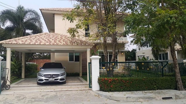 รหัสc3110-ให้เช่าบ้านเดี่ยวหมู่บ้านศุภลัย-สวนหลวง-ถนนเฉลิมพระเกียรติ-เฟอร์นิเจอร์ครบ