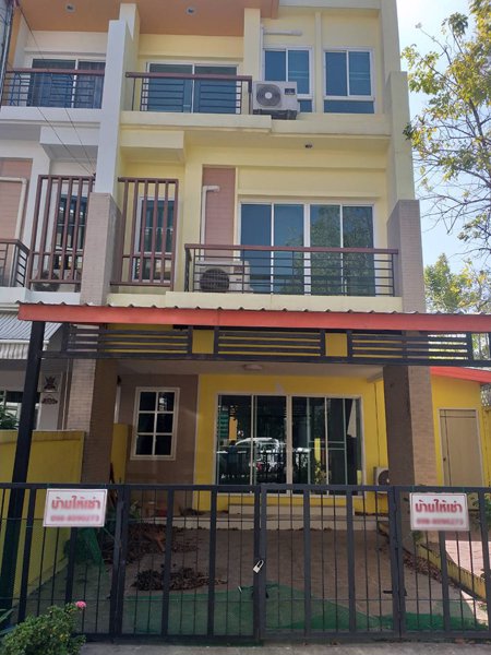 ให้เช่าทาวน์โฮม-3-ชั้น-ภณาสิริ-เกษตร-นวมินทร์-ซอยมัยลาภ-4นอน-ครัว-เช่า-22000บ-ด-โทร-093-9594717