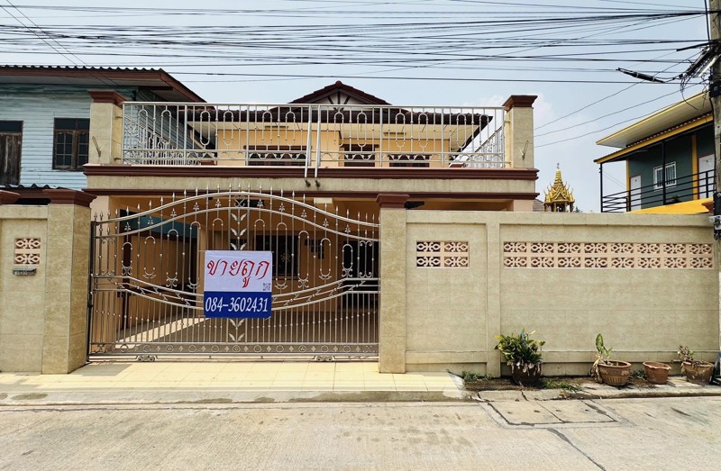 ขายด่วน บ้านเดี่ยวปลูกสร้างเอง โครงการคณาวุฒิ สามโคก