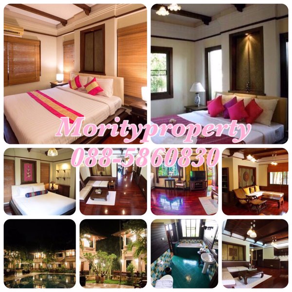 ขายรีสอร์ท-ธาราบุรี-แอนด์-สปา-เป็นไม้สักทองทั้งหลังใกล้สนามบินนานาชาติเชียงใหม่-ทำกิจการต่อได้ทันที
