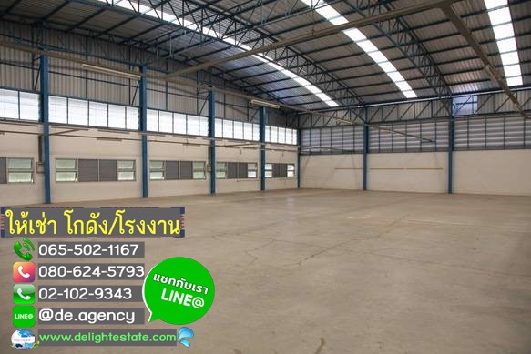 โกดังให้เช่า-4300-ตรม-ติดถนนใหญ่340-ไทรน้อย-นนทบุรี
