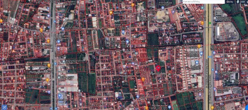 ขายที่ดินเปล่าถมแล้วเพชรเกษม88-สาย2