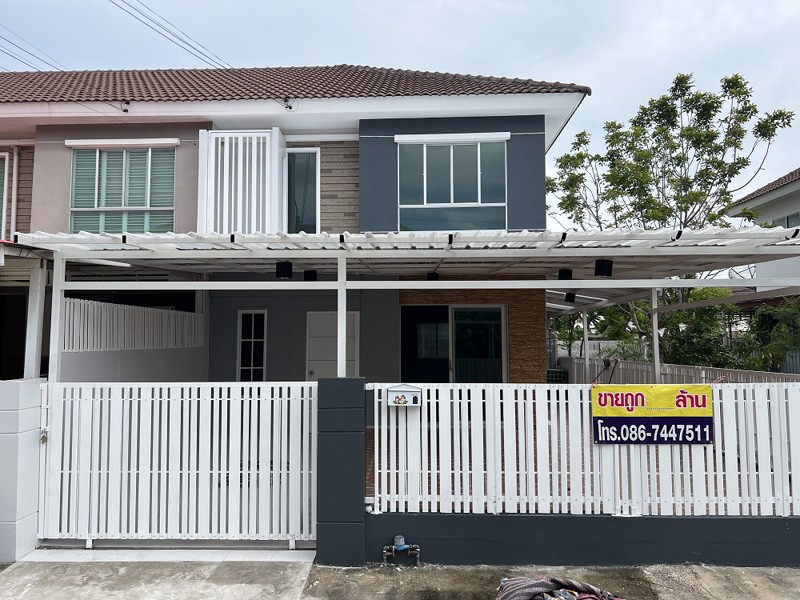 ขายถูกพฤกษา-38-1-กิ่งแก้ว-หนามแดง-หลังมุม-ตกแต่งสวย-พร้อมอยู่-ด้านหลังบ้านติดสวนสาธารณะ