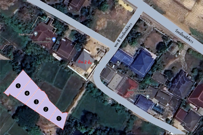 ที่ดินแบ่งขาย-5-แปลง-มีโฉนด-ตารางวาละ-9800-บาท