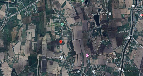 ขายที่ดิน 1 ไร่ 3 งาน 78 ตารางวา ติดถนนหลวง มีโฉนด ใกล้วัดมณีวงค์