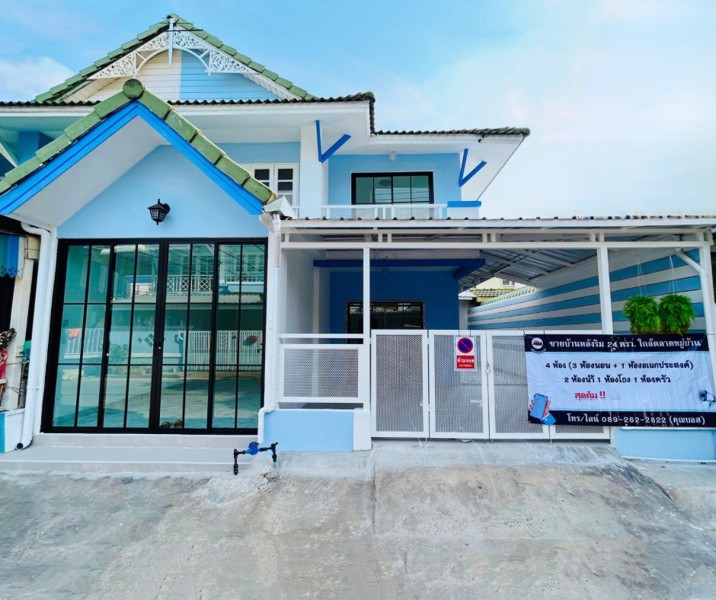 บ้านสวยหลังมุม-ขายต่ำกว่าประเมิน-185-ลบ‼️-สดลดได้‼️-รีใหม่หมดฟรีโอน-จดจำนอง-‼️-พฤกษา-12-24-ตรว