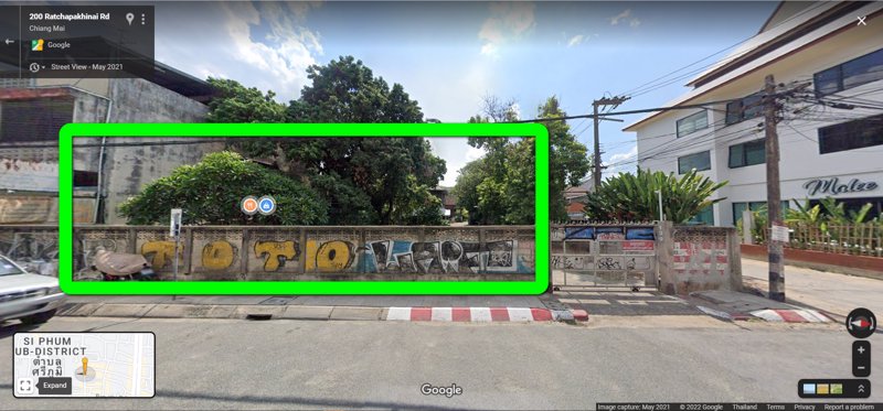 ขายที่สวยมือหนึ่ง-สี่เหลี่ยมผืนผ้า-กลางเมืองเชียงใหม่-กว้าง-19-เมตร-ใกล้ถนนคนเดินท่าแพ