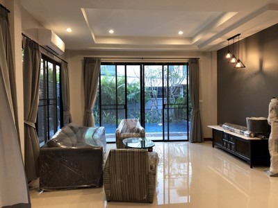 ขายบ้านเดี่ยว-พร้อมสระว่ายน้ำ-ซอยปรีดี-14-เข้าซอยเพียง-100-เมตร-121-ตรวา-4-นอน-4-น้ำ