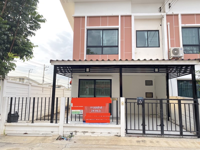 (ให้เช่า ) ทาวโฮม JSP รังสิต คลอง1 ธัญญะ JTown2 ใกล้ฟิวเจอร์ฟาร์ค รังสิต บ้านหัวมุม  24 ตร.ว