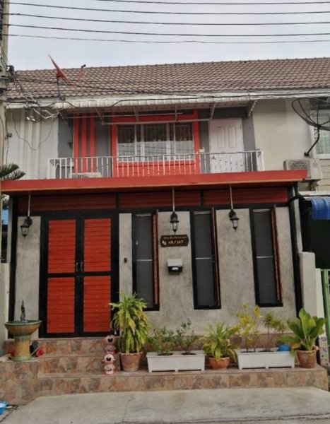 ทาวน์เฮ้าส์-2ชั้น-หมู่บ้านพฤกษา48-สภาพดี-ตกแต่งต่อเติมเรียบร้อย-อสามพราน-จนครปฐม