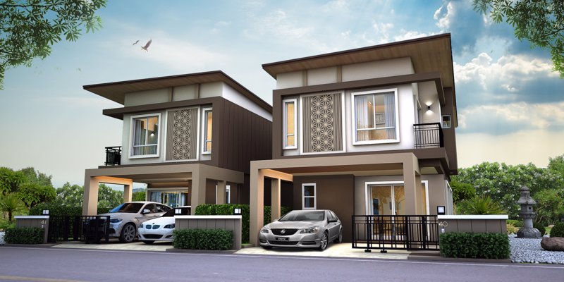 ขาย-ให้เช่า-บ้านแฝด-สไตล์บ้านเดี่ยว-สิปัญ-วิลล์-โครงการบ้านใกล้นิคมอีสเทิร์นซีบอร์ด-ปลวกแดง