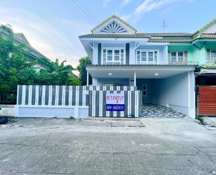 ขายถูก-บ้านแฝด-รีโนเวทใหม่ทั้งหลัง-หมู่บ้านพฤกษา13