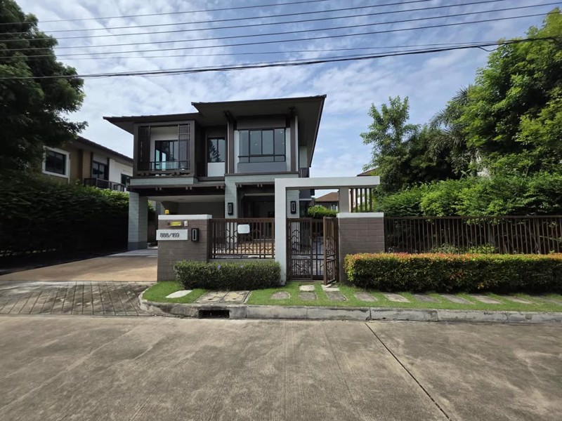 ขายบ้านเศรษฐสิริ วัชรพล ไซส์ใหญ่ ติดถนนสุขาภิบาล 5  ทำเลหน้าสำนักงานเขตสายไหม เดินทางสะดวก