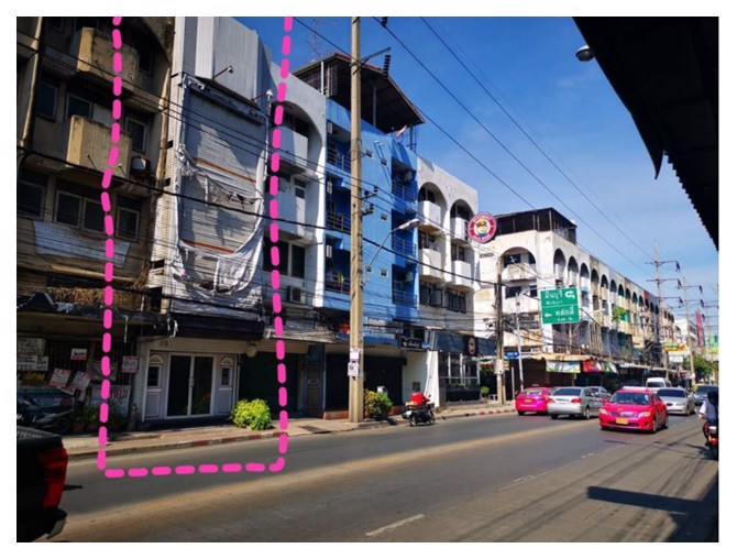 ให้เช่าอาคารพาณิชย์-4-ชั้น-14-ตรว-ริมถนนลาดปลาเค้า-ใกล้ตลาดลาดปลาเค้า-19000-บ