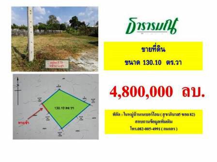 ขายที่ดินในหมู่บ้านเนเบอร์โฮม-สุขาภิบาล5