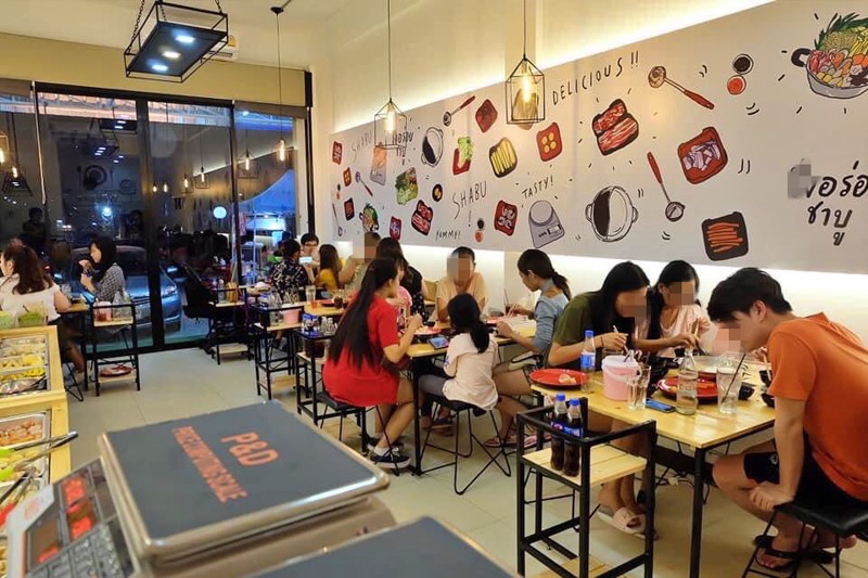 ร้านชาบู-ตลาดคลองสี่เมืองใหม่