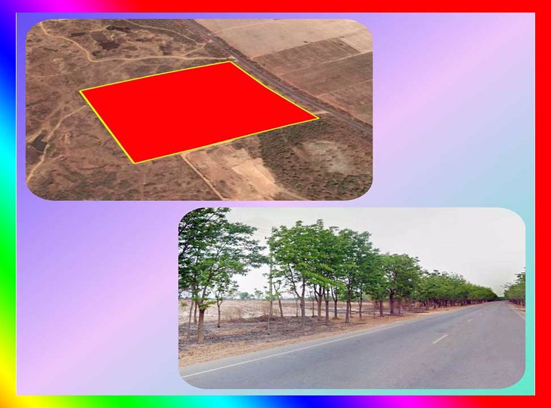 ขายที่ดินทำเลทอง-45-ไร่-ติดถนนหลวงเส้น-3306-กว่า-200-เมตร-วิวภูเขา-เลาขวัญ-กาญจนบุรี