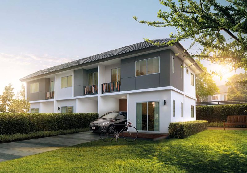 ทาวน์โฮมพร้อมอยู่-ใกล้รถไฟฟ้าสายสีม่วง-บ้านพฤกษา-สถานีคลองบางไผ่-บางใหญ่