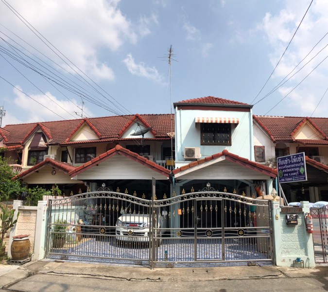 ขายทาวน์เฮ้าส์-หมู่บ้านรังสิยา-2-ปากเกร็ด-นนทบุรี-พื้นที่-46-ตร-ว-184-ตร-ม-มีห้องสำนักงาน-จอดรถได้