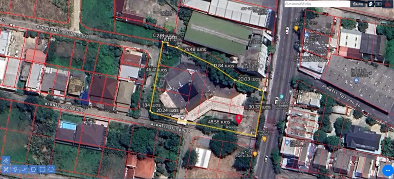 ขายที่ดินเปล่าติดถนนหลักลาดพร้าว101