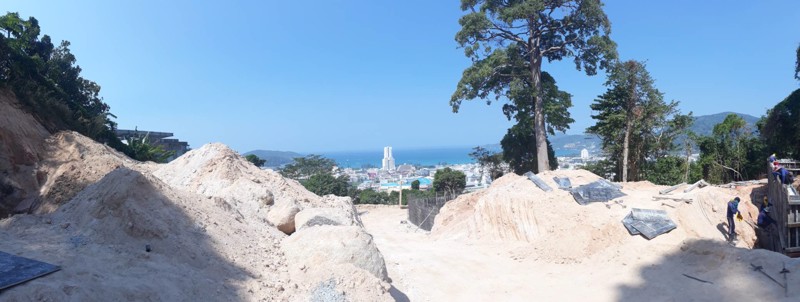 ขายด่วนที่ดิน-4ไร่5ตรว-ถนน50ปี-เห็นวิวเมืองและทะเลหาดป่าตอง-ภูเก็ต