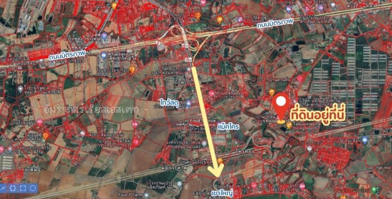 ขายที่เปล่าปากช่องวิวภูเขาปากทางขึ้นเขาใหญ่