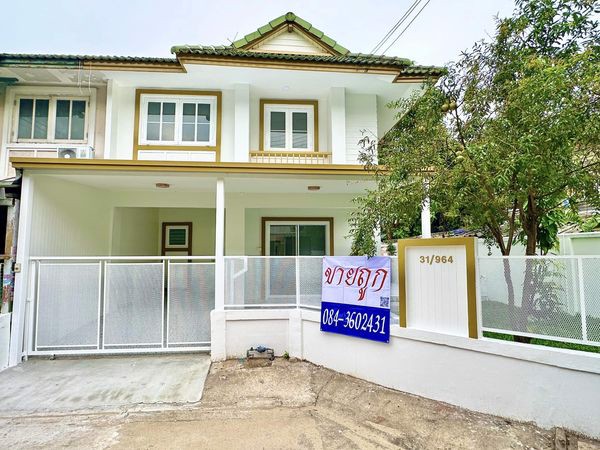 ขายถูก พฤกษา12 หลังริม 32 ตร.ว.รีโนเวทใหม่