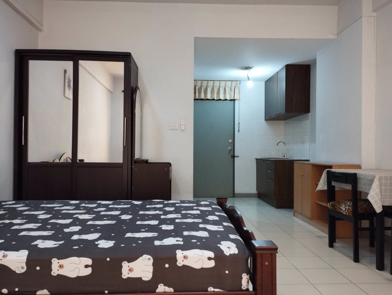 คอนโดฝักข้าวโพด-รามคำแหง-40-ตึก-2-ห้องสตูดิโอ-39-ตรมให้เช่าพร้อมแอร์และเฟอร์ครบ