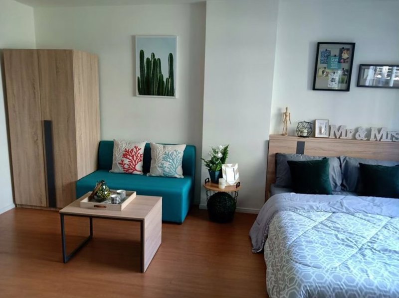 ให้เช่าเฟอร์ครบชุด-สุดคุ้ม-คอนโด-ลุมพินี-รังสิต-ธัญบุรี-คลอง1-ใกล้ฟิวเจอร์พาร์ค-เพียง-4800-บ