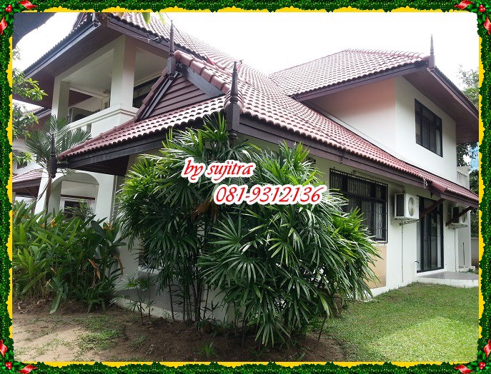 ให้เช่า-บ้านเดี่ยว-3-ชั้น-140-ตรว-สวยๆ-สไตร์ไทยประยุกต์-อยู่-ใกล้เลียบคลองประปาประชาชื่น-แจ้งวัฒนะ