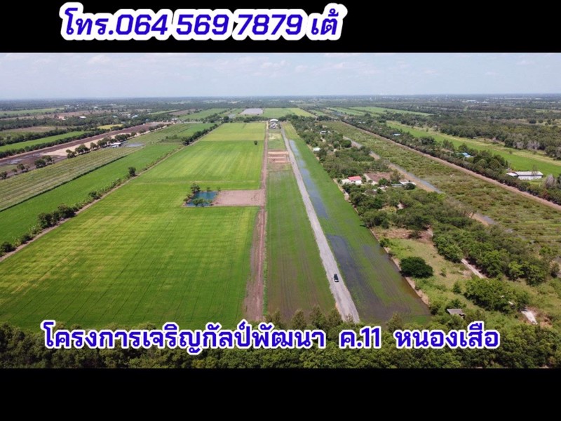 ที่ดิน-โครงการเจริญกัลป์พัฒนา-คลอง11-ตบึงบา-อหนองเสือ-จปทุมธานี