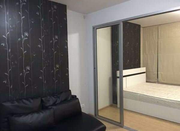 ให้เช่า-ดีคอนโด-ติดสถานีรถไฟฟ้าไทรม้า-สายสีม่วง-ชั้น-7-เฟอร์นิเจอร์ครบ-เข้าอยุ่ได้ทันที