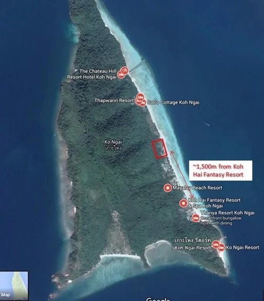 ที่ดินเกาะไหง-จกระบี่-38-ไร่-260-ตรวา-ผืนงามมาก-อยู่หน้าหาดพอดีเลย