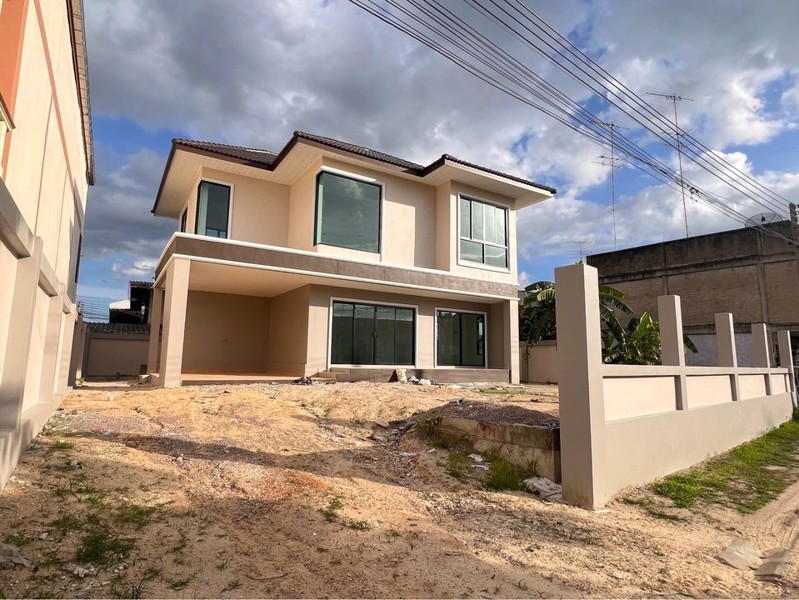 ขายบ้านมือหนึ่ง2ชั้น-ใจกลางบ้านโป่ง-ราชบุรี