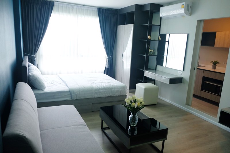 ขายห้องใหม่ ดีคอนโด แคมปัส โดม-รังสิต (วิวสระว่ายน้ำ)