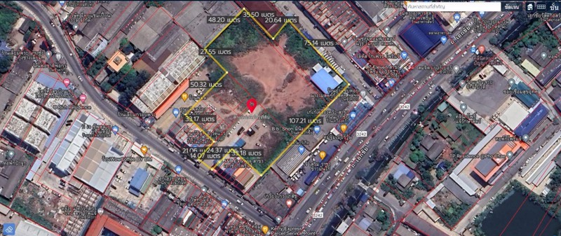 ขายที่เปล่า-ติดถนนเอกชัยบ่อดิน