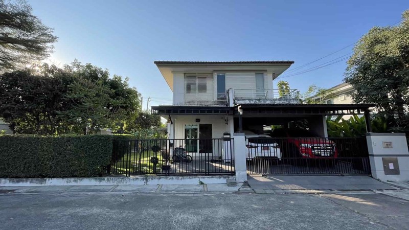 ขายบ้านเดี่ยว-592-ตรว-บ้านหลังมุม-ตรงข้ามไม่มีบ้านใคร-จอดรถสะดวก