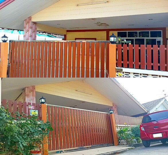 บ้านเดี่ยว-2-ชั้นหลังเดียวที่มีต่อเติม-2-ชั้น-รอบบ้านชั้นเดียวหมด-เช่าราคาโควิด-ถูกกว่าทาวเฮ้าส์-ตึก