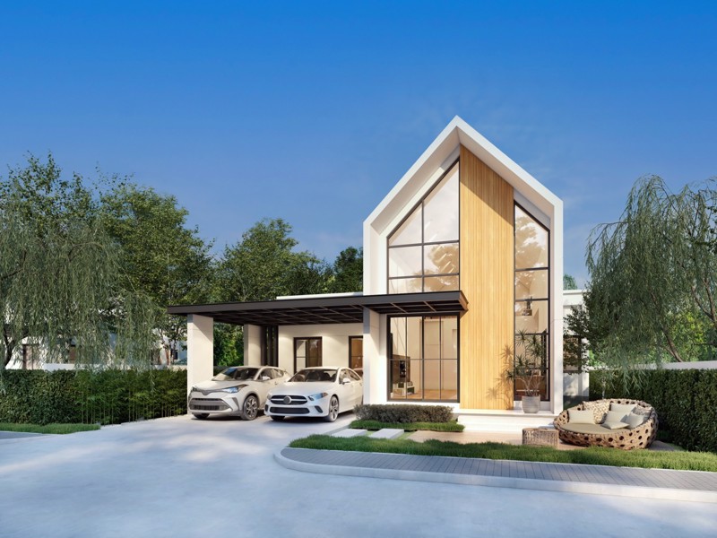 ขายบ้าน-บ้านใหม่-บ้านจัดสรร-บ้านเดี่ยว-สไตล์นอร์ดิก-บ้านปานวิมานประจวบคีรีขันธ์-บ้านในอำเภอเมืองประจ