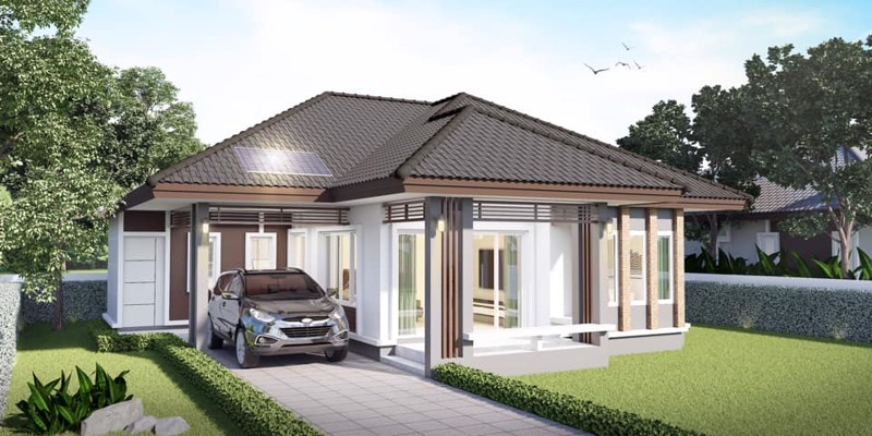 บ้านเดี่ยว-พื้นที่ใช้สอยเยอะ-บนที่ดิน-64ตรวา-สามารถออกแบบบ้านเองได้