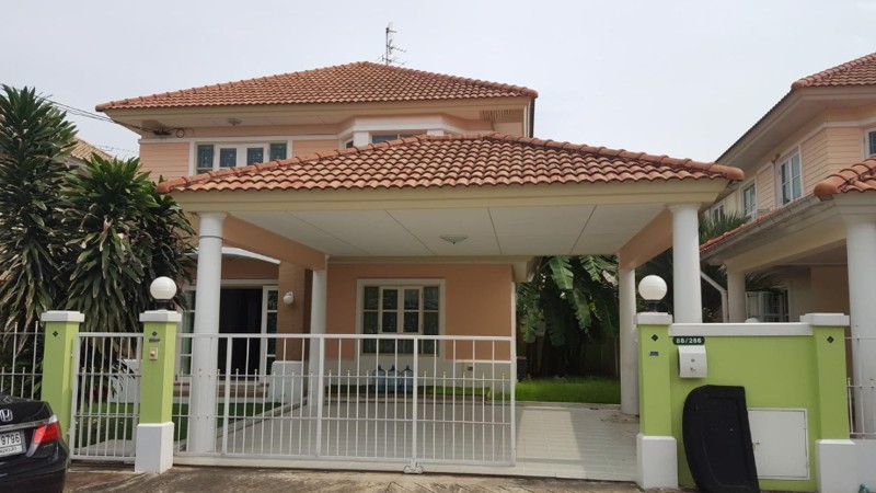 ให้เช่า-บ้านเดี่ยว-2-ชั้น-หมู่บ้านชวนชื่น-วัชรพล-รามอินทรา-65-ใกล้ห้างเพลินนารี่-ทำเลดี-ใกล้ทางด่วน