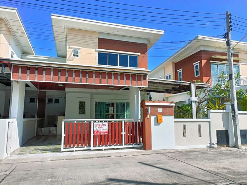 ขายด่วน ขายขาดทุนบ้านแฝด #หมู่บ้านธนาลัย มาบไผ่ บ้านบึง ชลบุรี  3.55 ล้าน