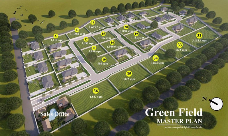 ขายที่ดิน-และรับจัดสรรออกแบบและก่อสร้างในหัวหิน