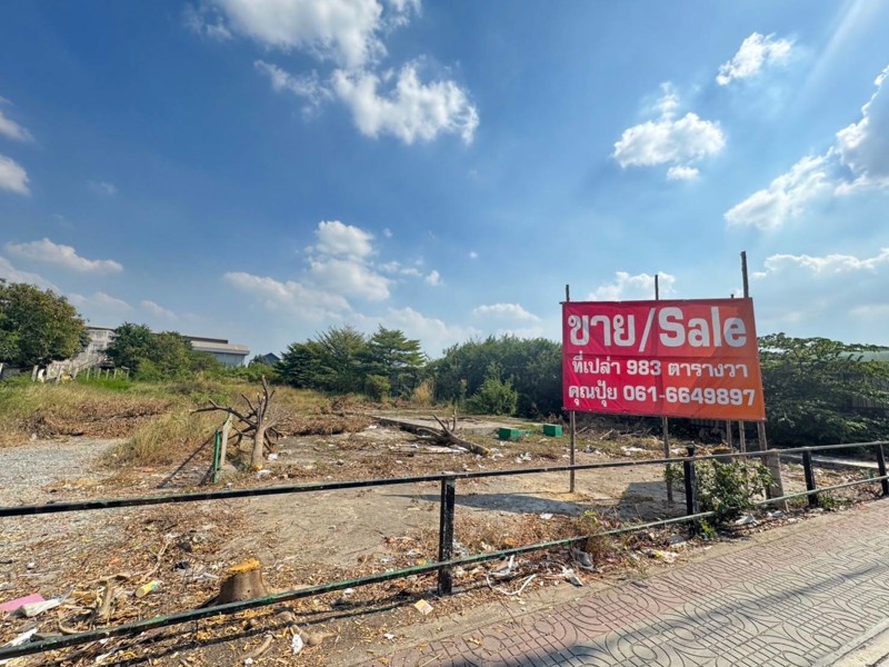 ขายที่เปล่าติดถนนเศรษฐกิจ1กระทุ่มแบน
