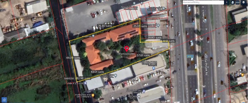 ขายที่ดินพร้อมสิ่งปลูกสร้าง-ติดถนนราชพฤกษ์