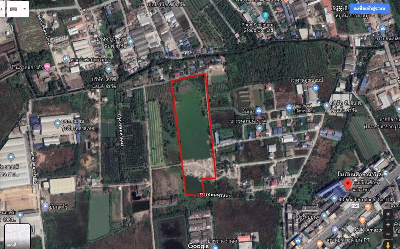 ขายที่ดิน-ข้างปั้มเชล์-ถเอกชัย-บางบอน-31-ไร่-ใกล้-โรงเรียนศึกษานารี-เข้าซอย-700-ม-เดินทางสะดวก