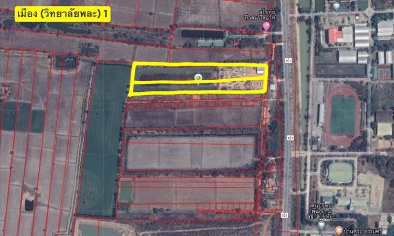 ขาย-ที่ดิน-ติดถนนใหญ่-ขาเข้าตัวเมือง-สุโขทัย