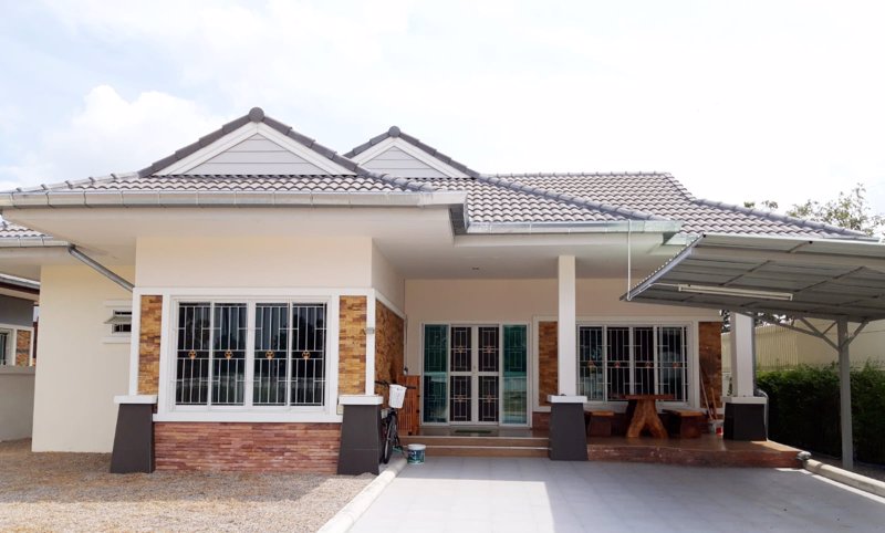 ขายบ้านเดียว-ชั้นเดียว-บรรยากาศดี-บ้านลาด-เพชรบุรี