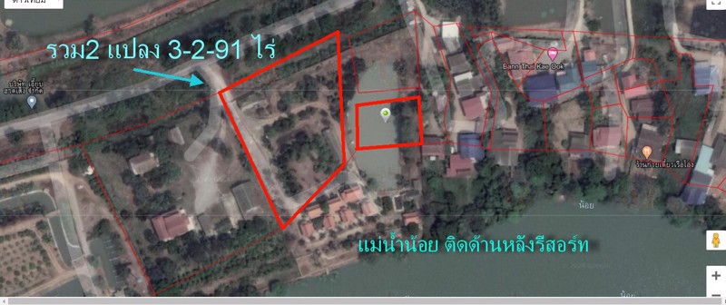 ขายที่ดินพร้อมบ้านเรือนไทย-4-2-84-ไร่-1884-ตรว-ด้านหลังติดแม่น้ำน้อย-จอยุธยา