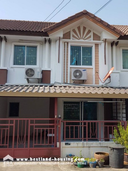 ขายด่วนทาวน์เฮ้าส์-2-ชั้น-พร้อมอยู่-หมู่บ้านพฤกษาวิลล์5-มีนบุรี-ถนนประชาร่วมใจ